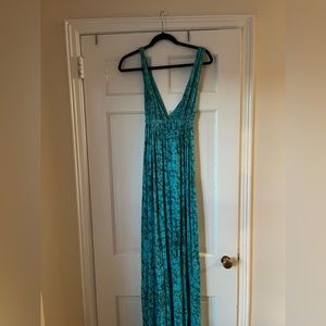 Maj Printed Maxi Dress (XS)